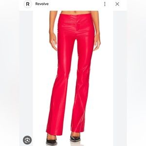 Alice + Olivia Red Pants